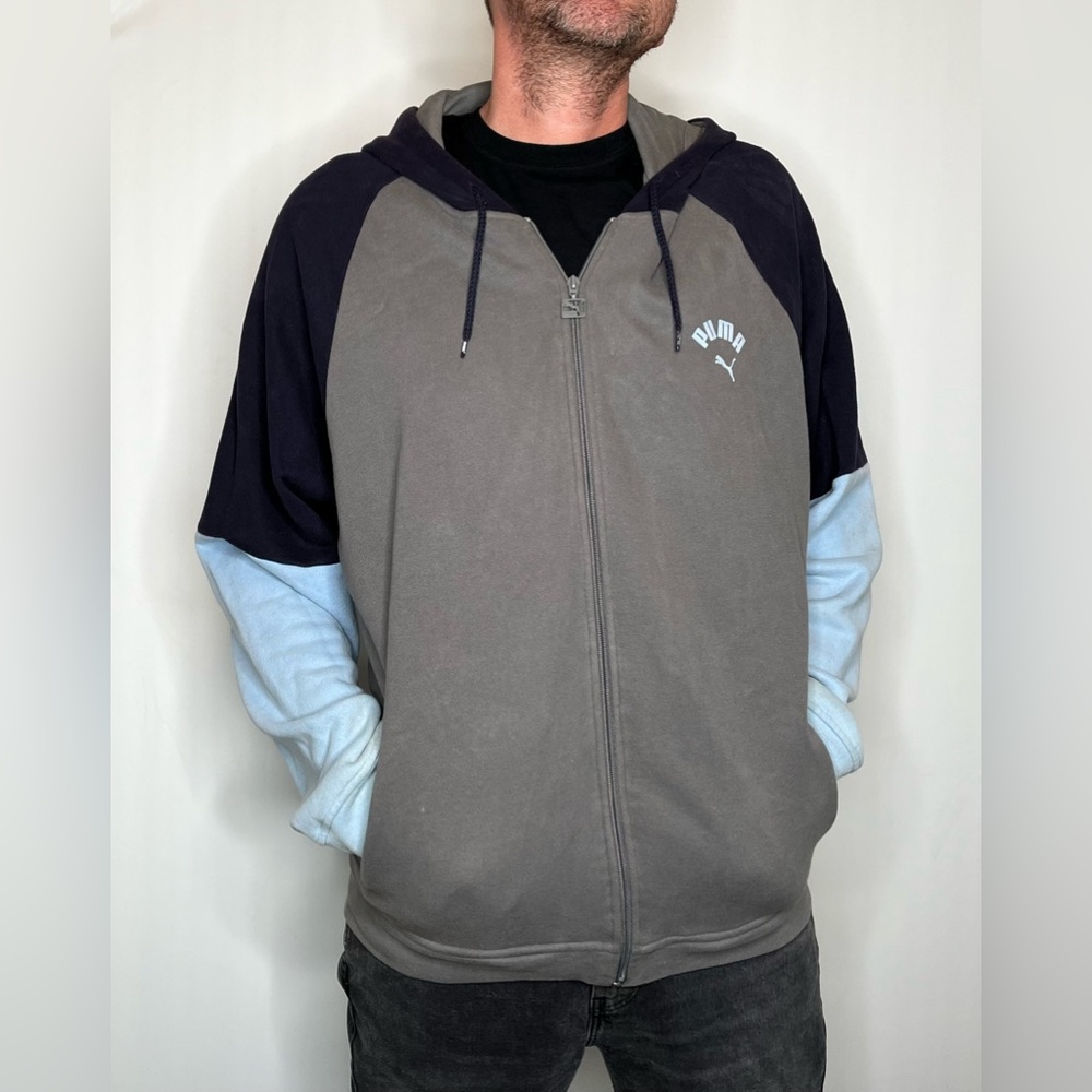 PUMA Tri-Color Hooded Sweatshirt, Size XXL CAN TTG